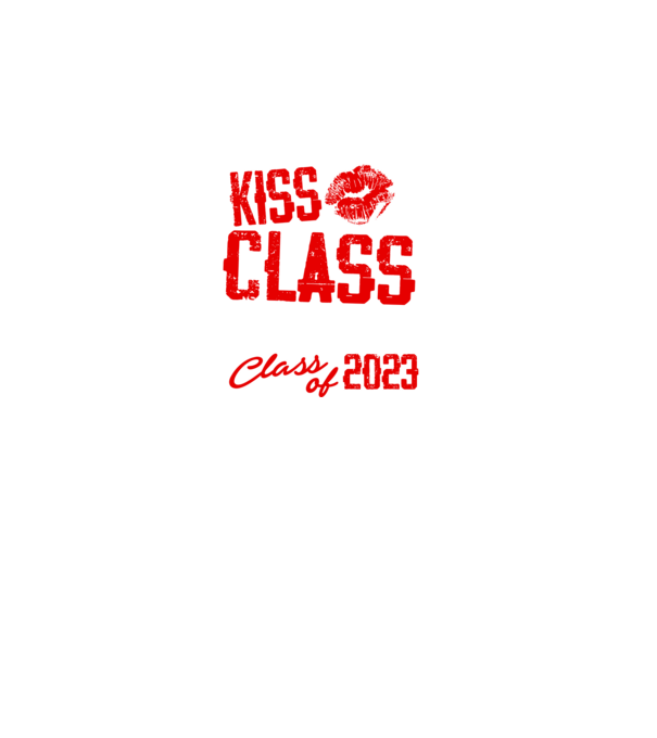 Kiss our Class minta fekete pólón