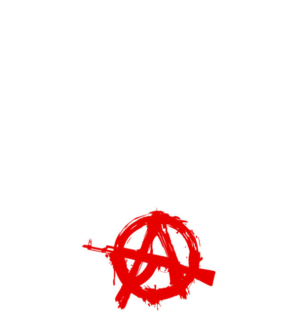 Akanarchy minta világos rózsaszín pólón