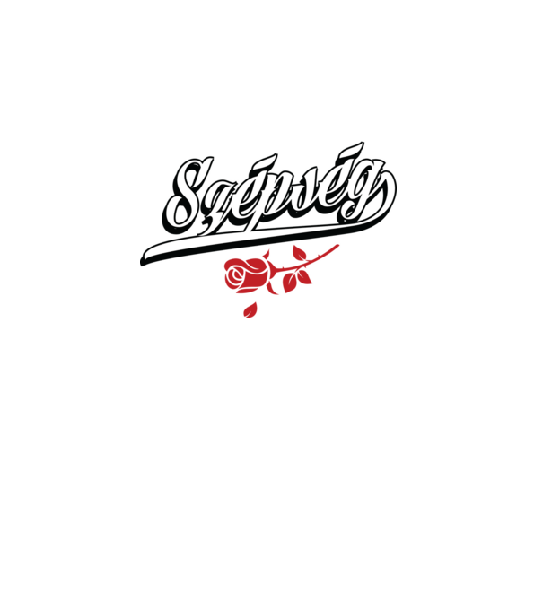 Szépség és a Szörny Szépség basic minta fekete pólón