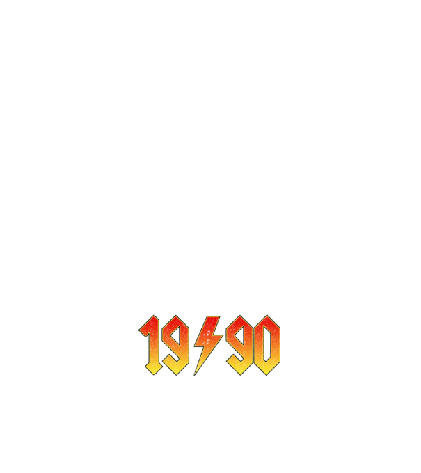 Rock születésnap 1990 JANUÁR minta sötétkék pólón