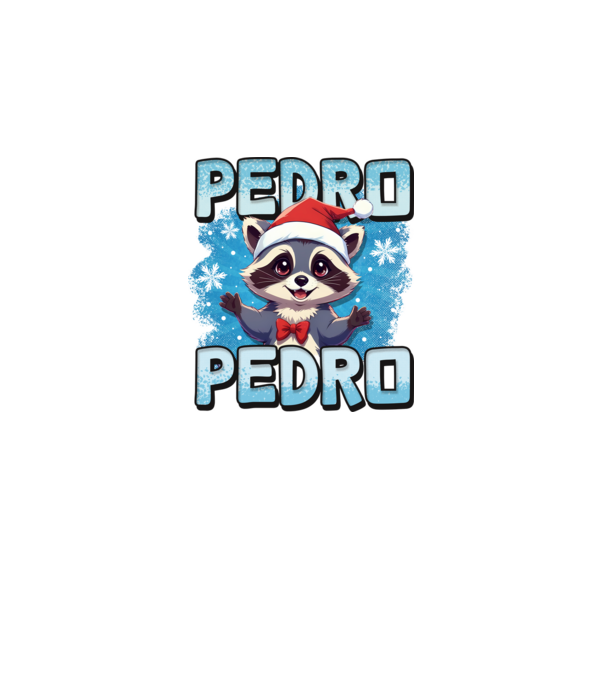 pedro pedro retro xmas minta világos rózsaszín pólón