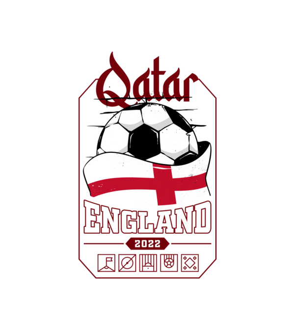 Quatar team england minta fehér pólón