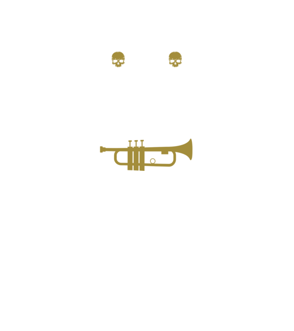 I play heavy metal trumpet minta fekete pólón