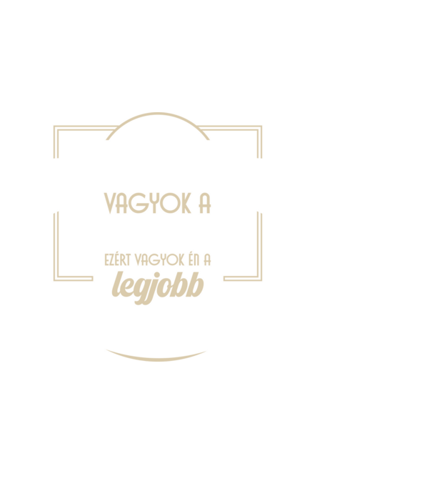Büszke vagyok a szakmámra Pincér minta fekete pólón