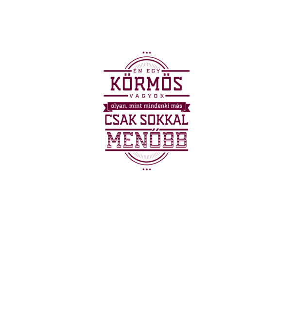 Én egy menő körmös vagyok minta homokszín pólón