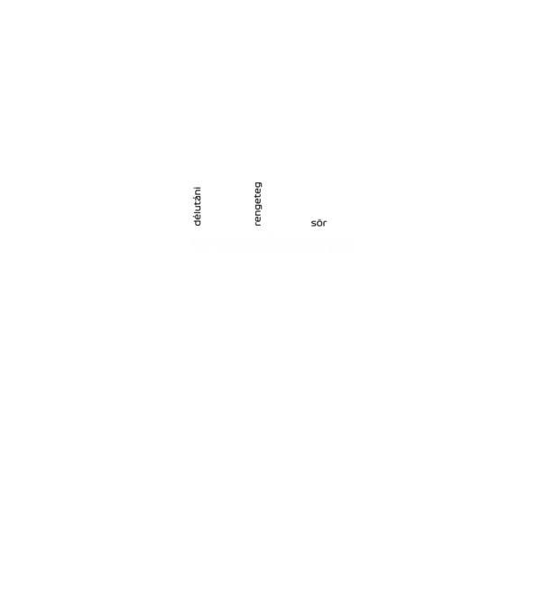 DRS engedélyezve - sör minta királykék pólón
