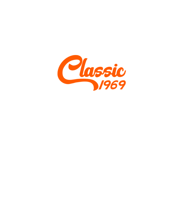 Classic 1969 minta fekete pólón