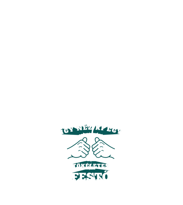 Így néz ki egy tökéletes festő minta fehér pólón