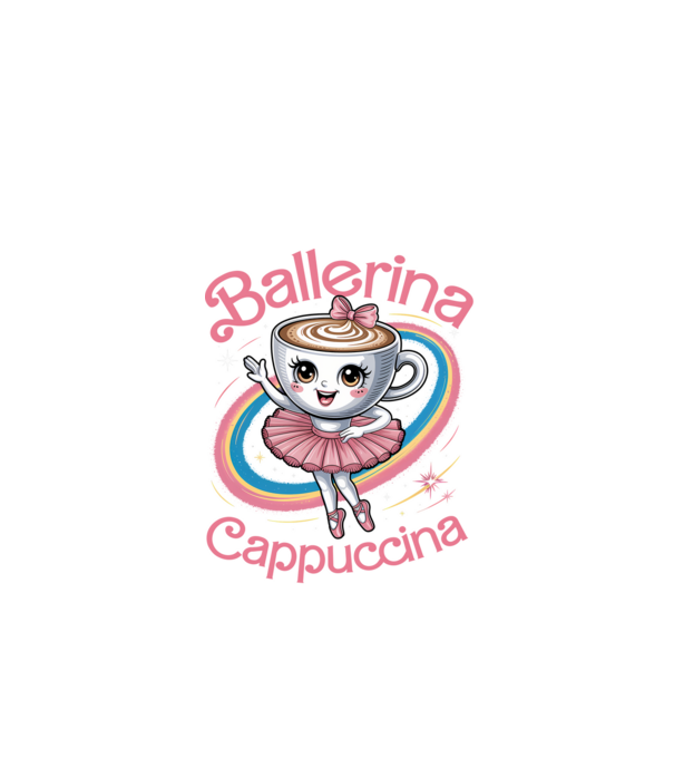 Ballerina Cappuccina minta fekete pólón