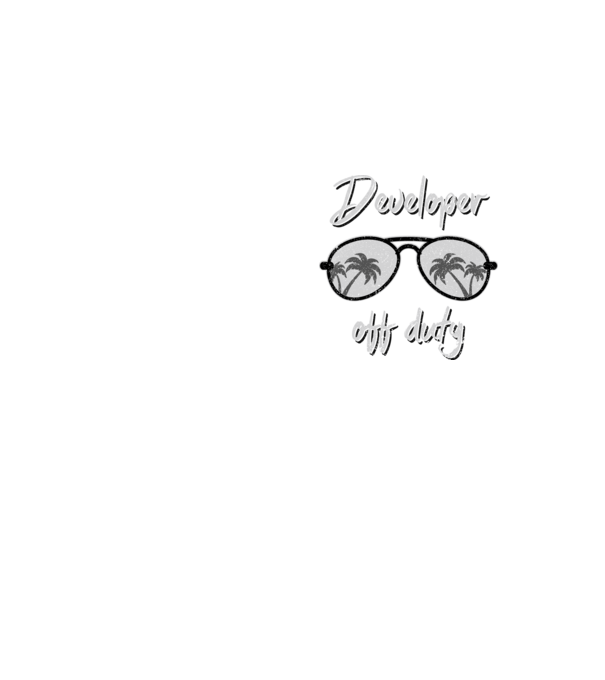 Developer off duty minta neonsárga pólón