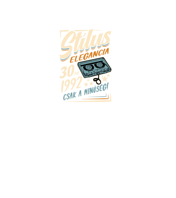 Stílus__1992 minta fekete pólón