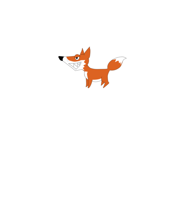 fox minta szürke pólón