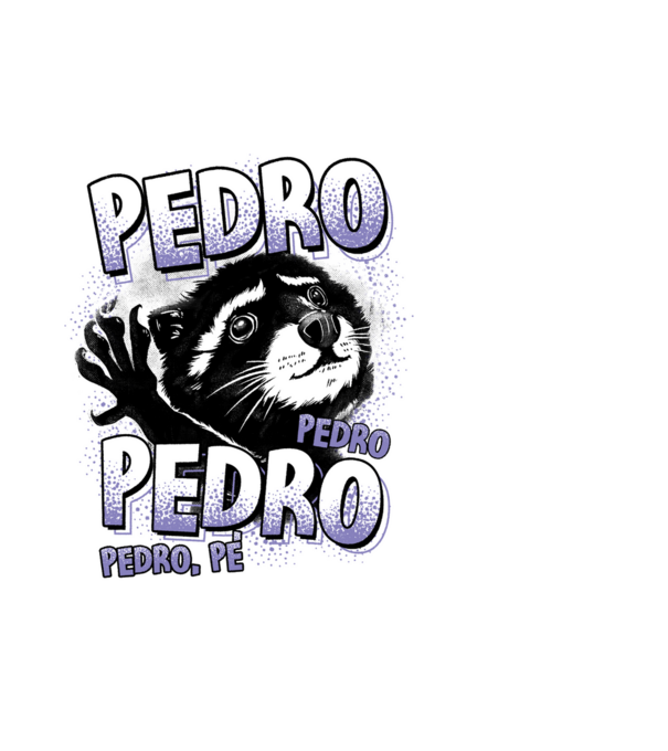 Pedro Pedro minta fehér pólón