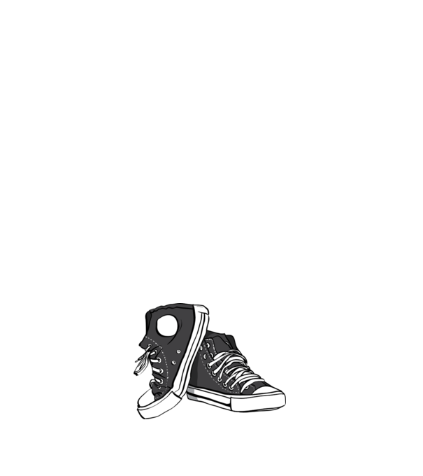 shoes minta világos rózsaszín pólón
