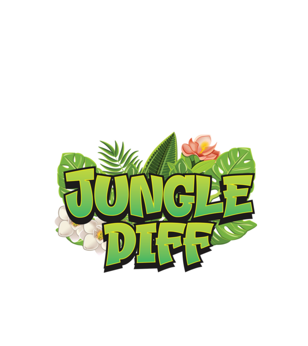 GAMER jungle diff minta fekete pólón