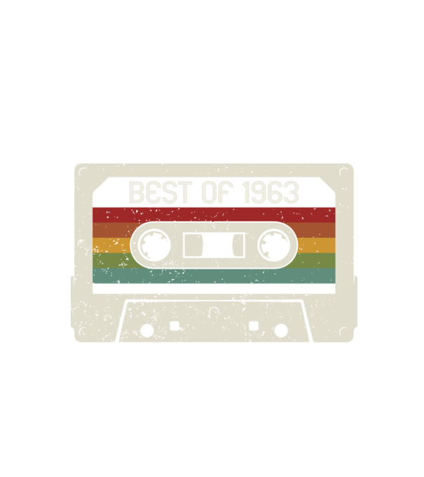 retro tape 1963 vintage minta fekete pólón