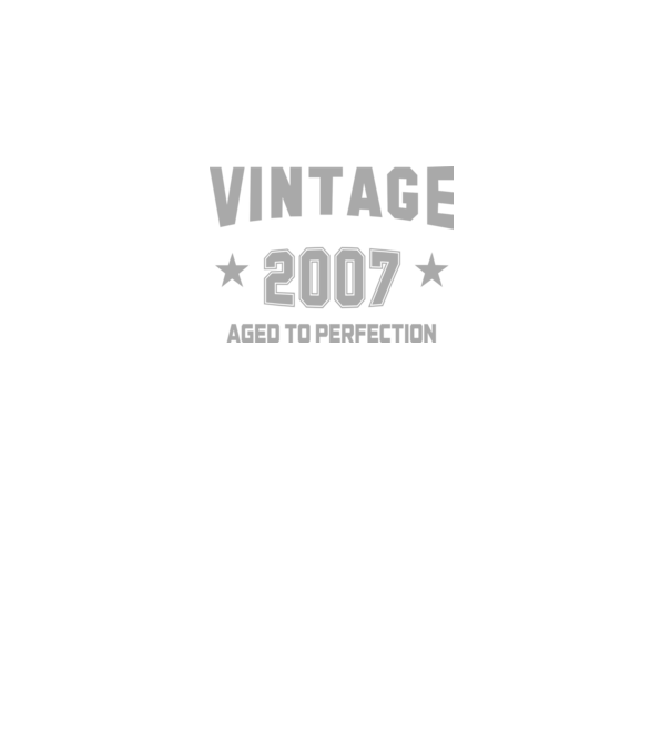 Vintage - 2007 minta sötétszürke pólón