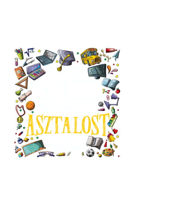 Jövőbeli asztalos minta fekete pólón
