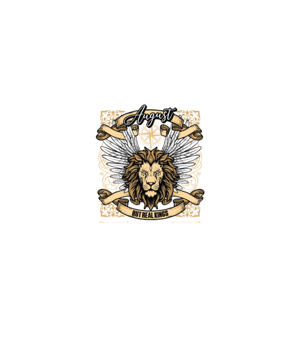 KINGS ARE BORN 1975 - AUGUSZTUS minta sötétkék pólón