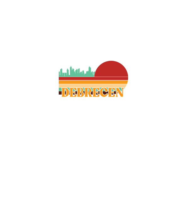 Debrecen minta piros pólón
