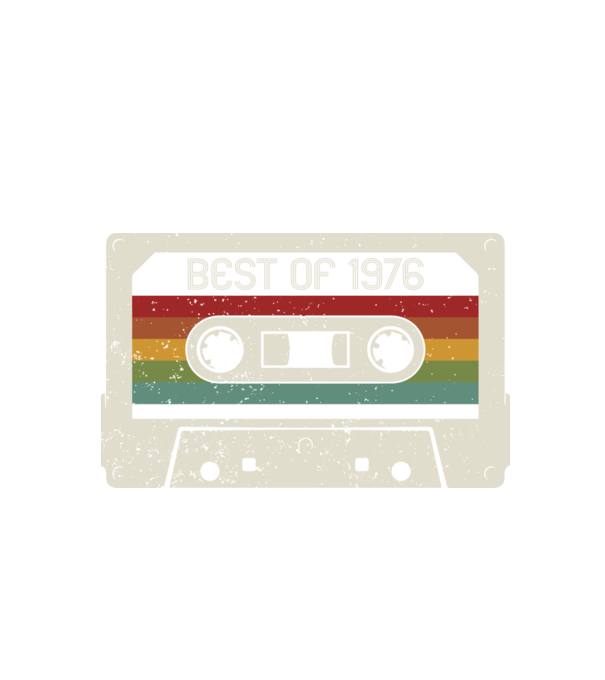 retro tape 1976 vintage minta fekete pólón
