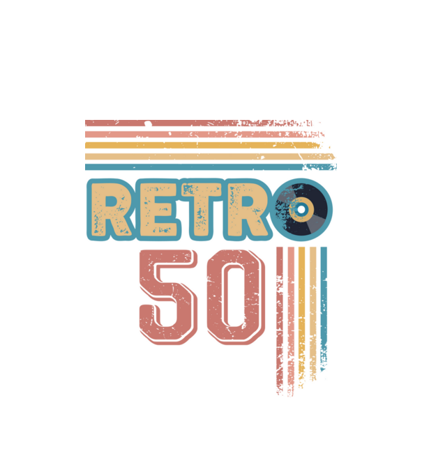 retro_50 minta fehér pólón