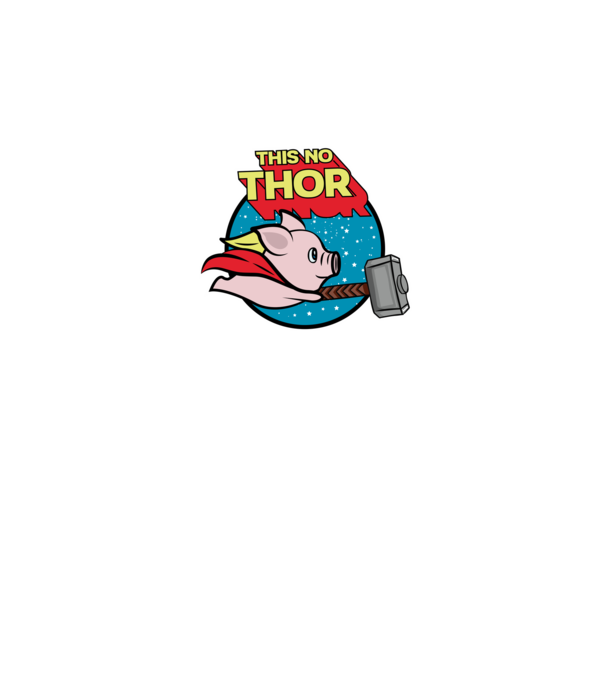 ThisNoThor minta szürke pólón
