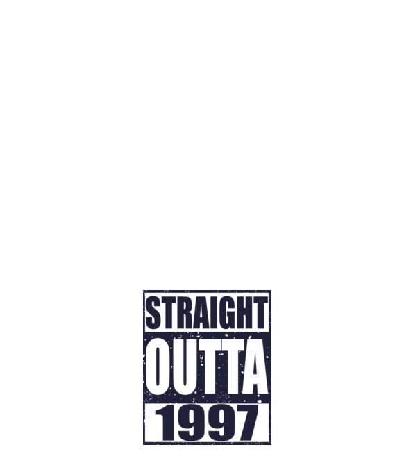 Straight Outta - 1997 minta fehér pólón