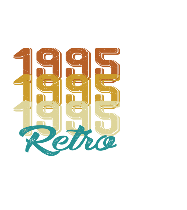 RETRO - 1995 minta fekete pólón