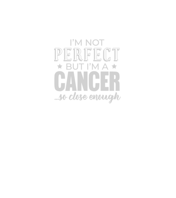Not perfect, but CANCER minta fekete pólón