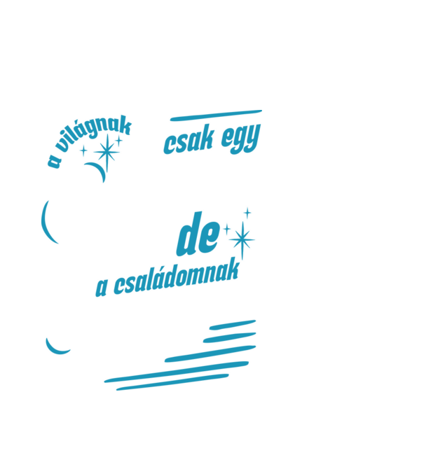 A világnak csak egy apa vagyok lght minta fehér pólón