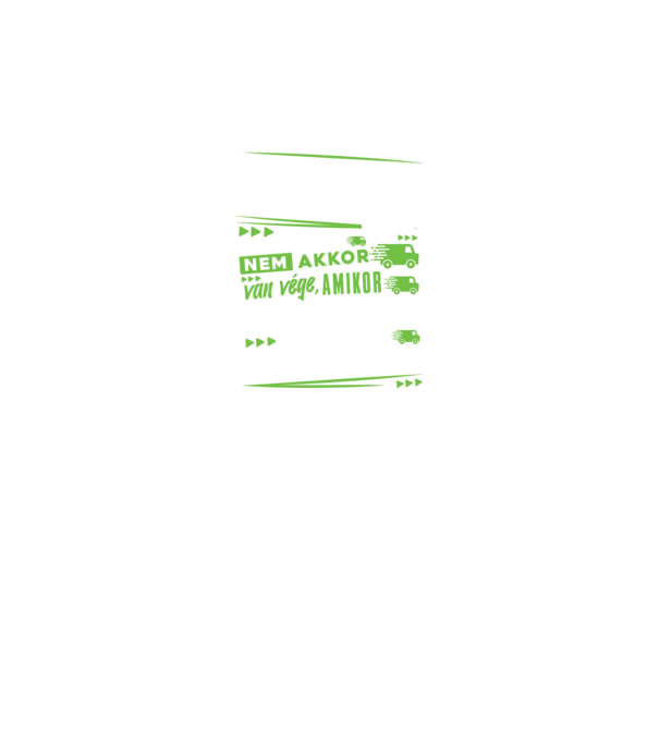 Hivatásos futár minta fekete pólón