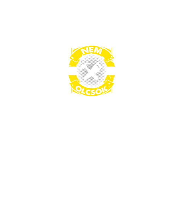 Ügyes ács minta fekete pólón