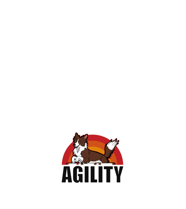 Agility retro minta világos rózsaszín pólón