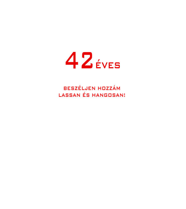 42_elmult minta fekete pólón