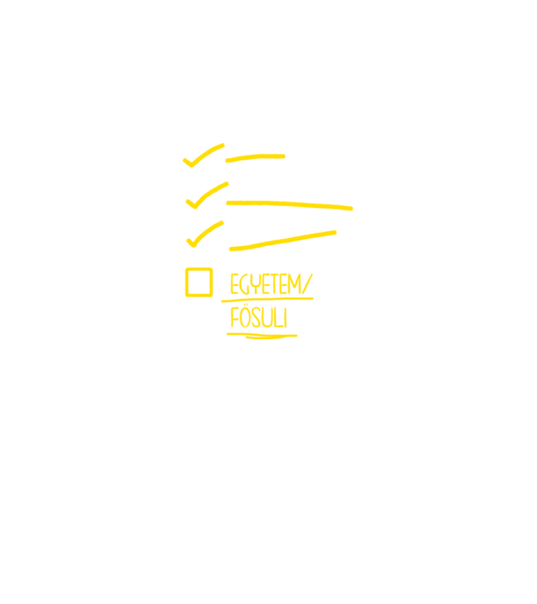 Oktatás checklist Gimi - fekete alap minta fekete pólón