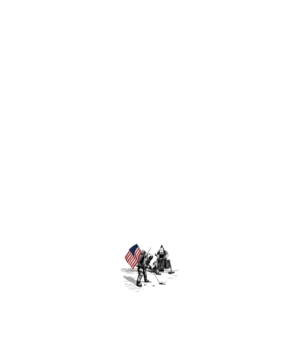 Apollo - 1969 - 2019 minta sötétkék pólón