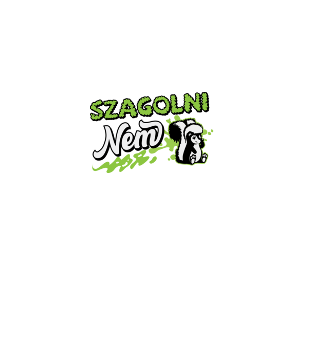 Fingani jó Szagolni nem Páros póló minta fekete pólón