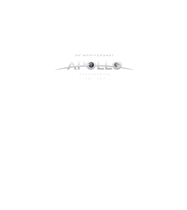 50th Anniversary Apollo 11 minta sötétkék pólón