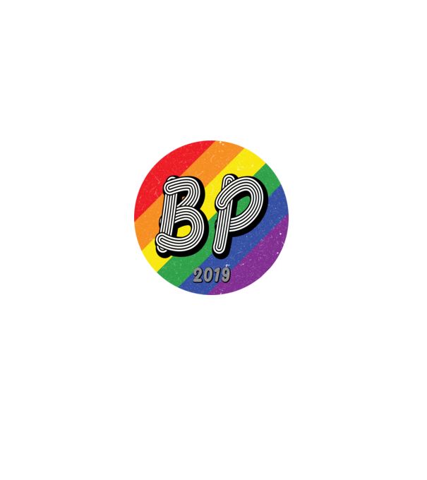 BP 2019 pride minta fekete pólón