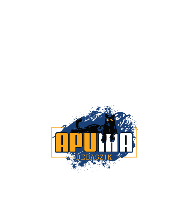 APuma bebaszik minta fekete pólón