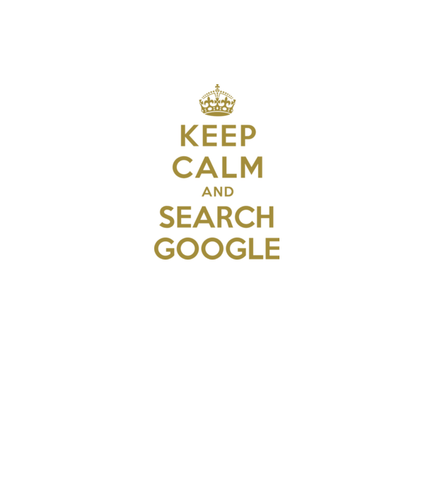 keepcalm_google black minta fehér/royal pólón