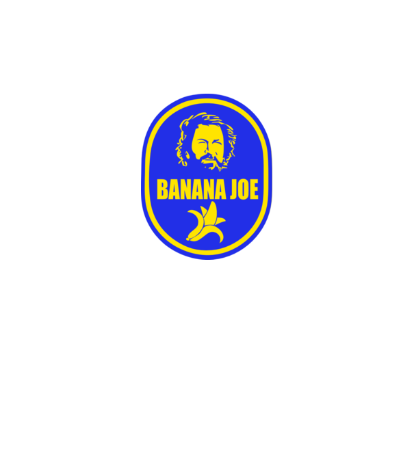 Banana Joe minta fehér pólón
