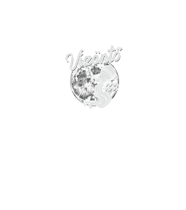 Vízöntő retro színű tulajdonságokkal minta sötétkék pólón