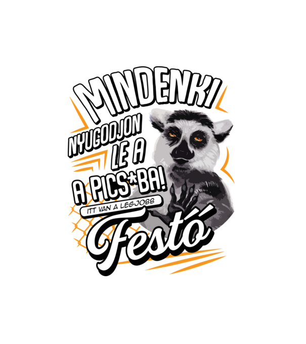 Itt van a legjobb Festő minta fehér pólón