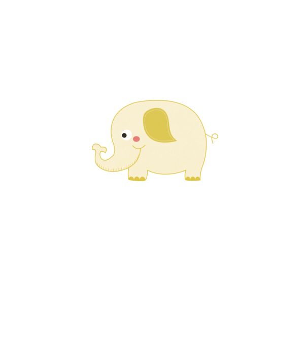 Cute elephant minta szürke pólón