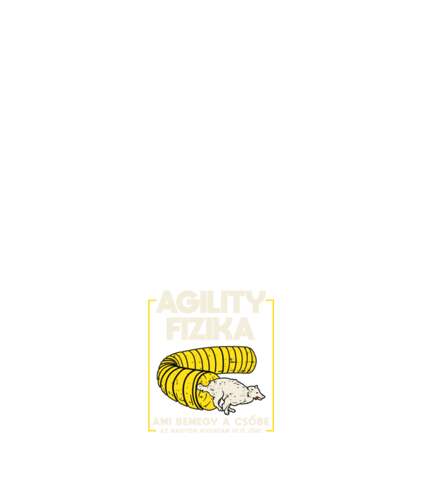 Agility fizika minta fehér pólón