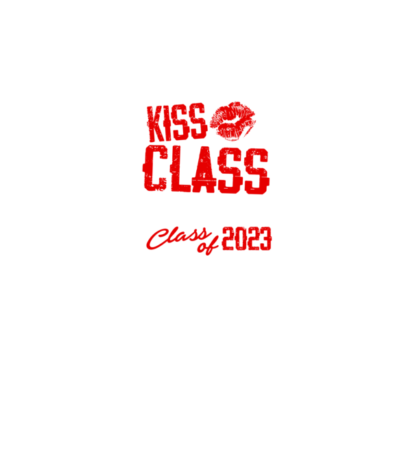 Kiss our Class minta fekete pólón