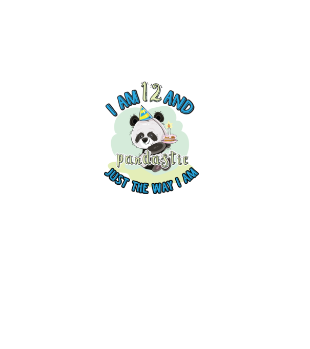 PANDASTIC 12 minta fehér pólón