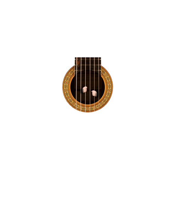 Guitar prison minta fekete pólón
